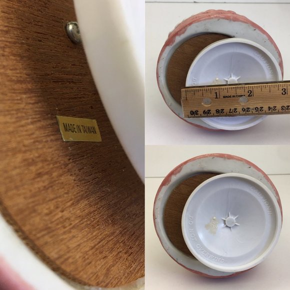 Vtg Christmas Holiday Musical Figurine Girl Santa Outfit Sleigh Sled‎ Ceramic - Picture 9 of 10